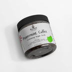 Rootera™  Peppermint Coffee Scrub – Exfoliating Vegan Glow Blend for Brighter, Firmer Skin