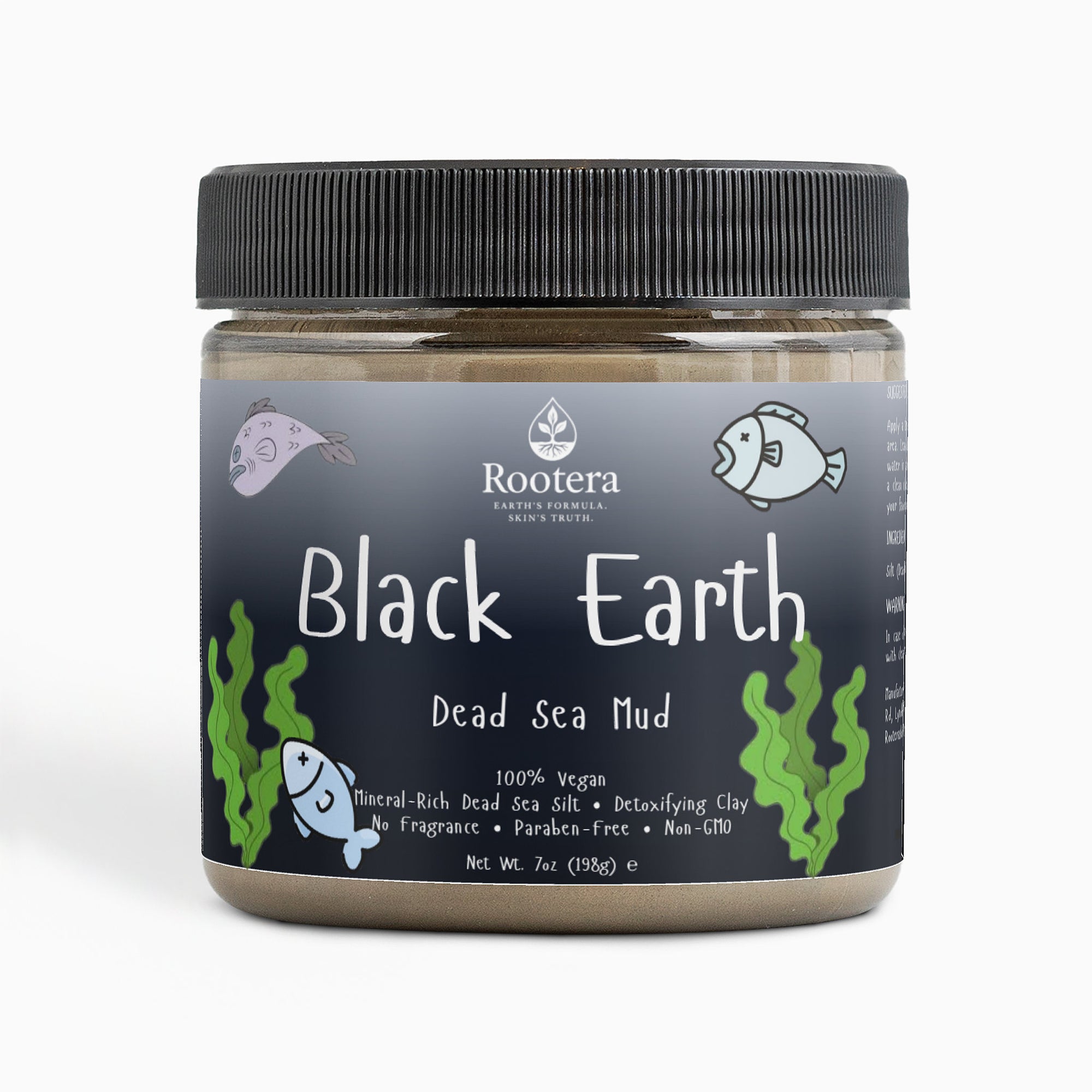 ROOTERA™ "BLACK EARTH" — DEAD SEA MUD PURIFYING MASK