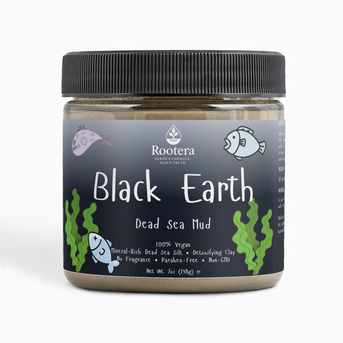 ROOTERA™ "BLACK EARTH" — DEAD SEA MUD PURIFYING MASK