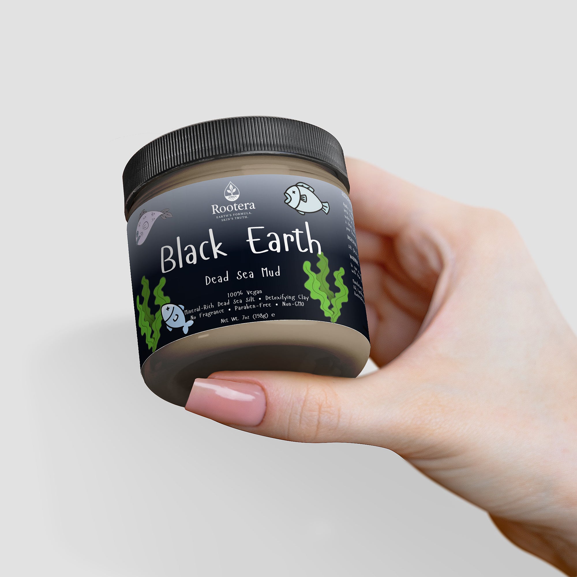 ROOTERA™ "BLACK EARTH" — DEAD SEA MUD PURIFYING MASK
