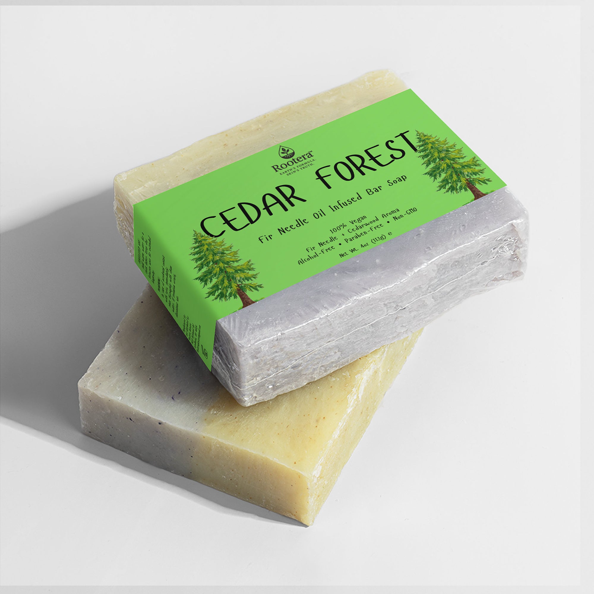 Rootera™ “Cedar Forest” – Fir Needle Oil Infused Bar Soap