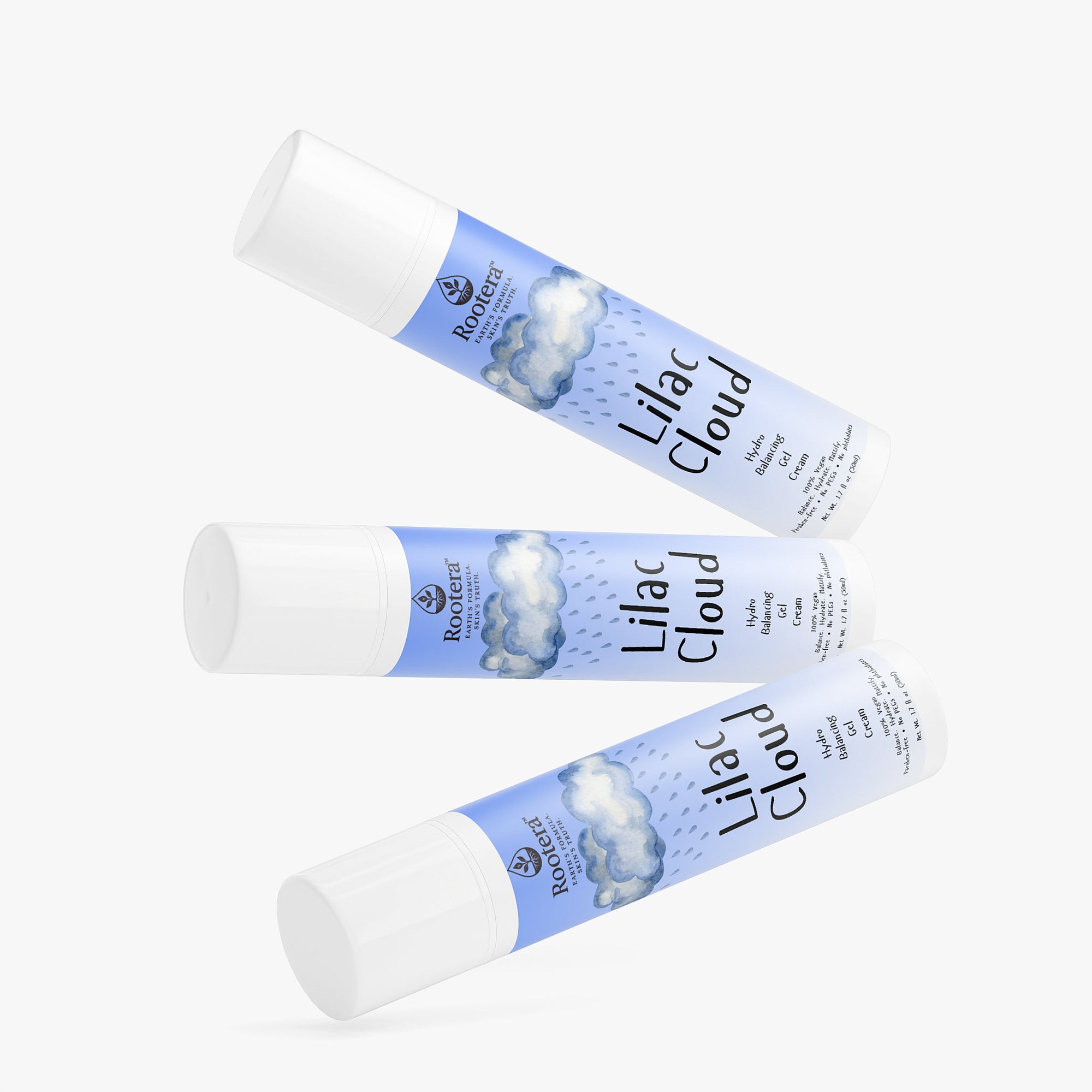 Rootera™ “Lilac Cloud” Oil-Control Gel — Water-Light Hydration with Lilac Stem Cells, Marine Ferment & Green Tea for Calm(1.7 fl oz)