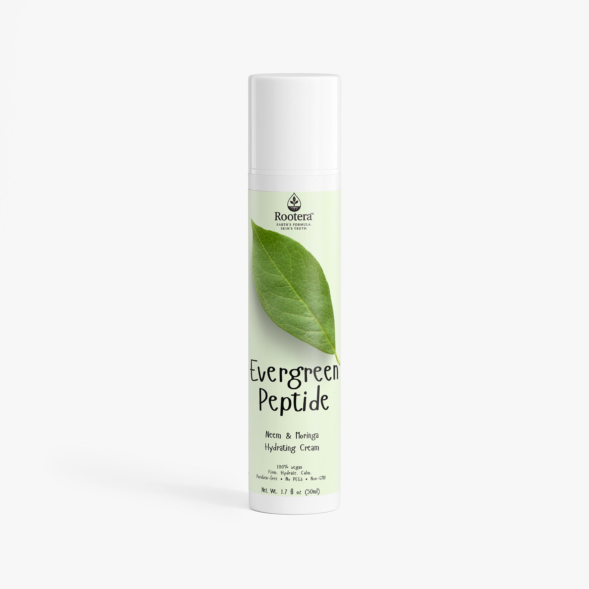 Rootera™ “Evergreen Peptide” Neem & Moringa Hydrating Cream
