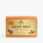 Rootera™ “Golden Roots” — Dark-Spot & Dullness Care Bar (Kojic + Turmeric)