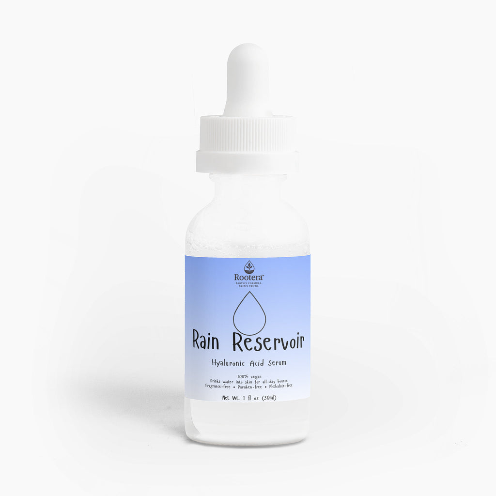 Rootera™ “RAIN RESERVOIR” — Multi-Weight HA Plumping Serum (4-Layer Hydration)