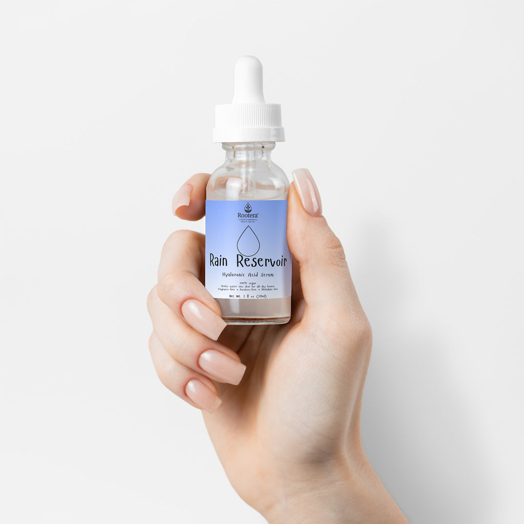 Rootera™ “RAIN RESERVOIR” — Multi-Weight HA Plumping Serum (4-Layer Hydration)