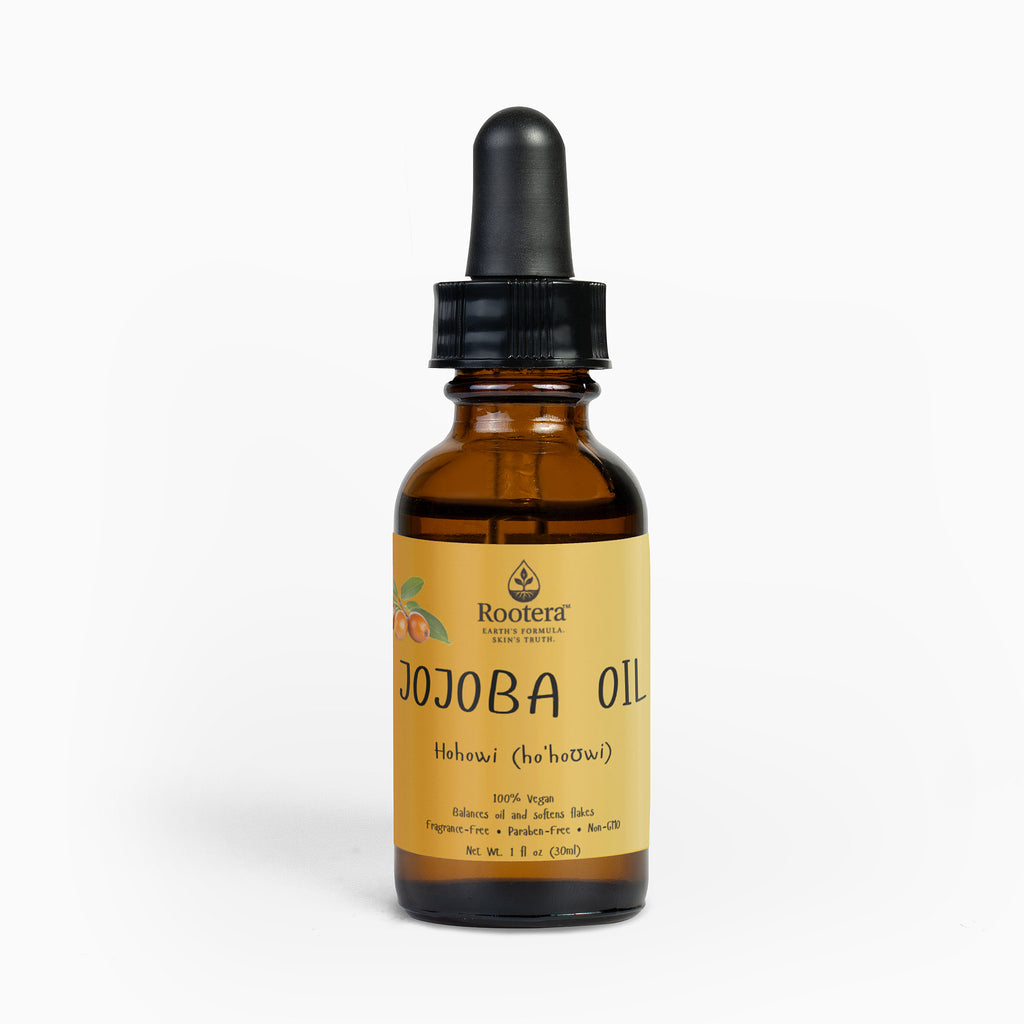 Rootera™ Jojoba Oil — Breakout-Safe Moisture Oil (Cold-Pressed + Lightweight)