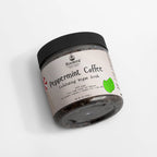 Rootera™ "Peppermint Coffee" — Ingrown-Clearing Body Scrub (Ultra-Fine Sugar + Coffee)