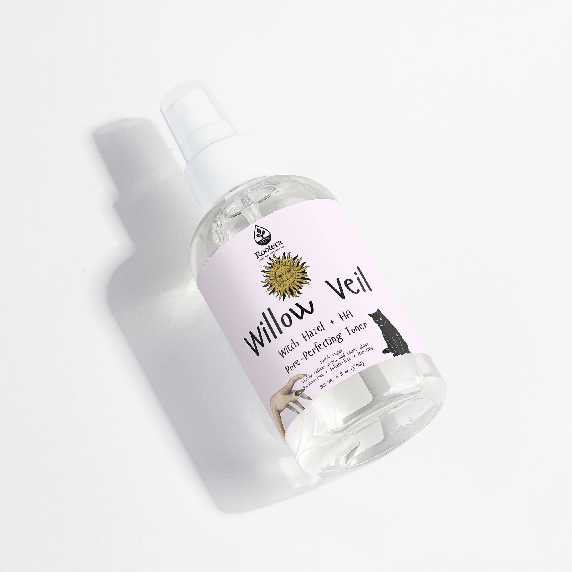 Rootera™ “Willow Veil” — Pore-Refining & Shine-Control Toner (Witch Hazel + HA + Ferments)